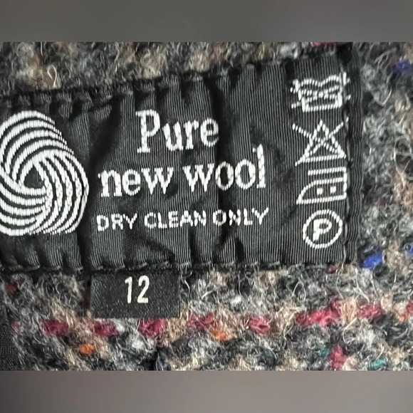 Vintage CPI Long Wool Tweed Coat Classic Timeless  Academia inspired-Size:12 - Picture 6 of 11